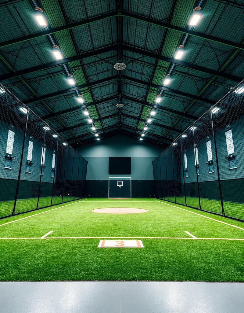 Modern indoor training facility